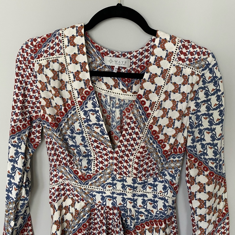 WAYF Patterned Boho Dress - Picture 2 of 4